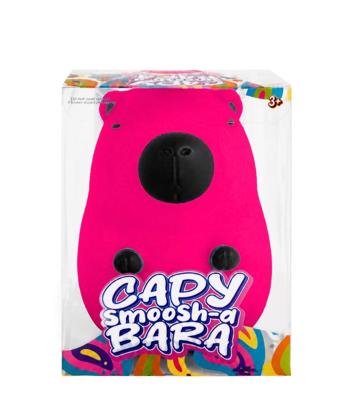 Capy Smoosh-a-Bara Squishy – Pink or Blue