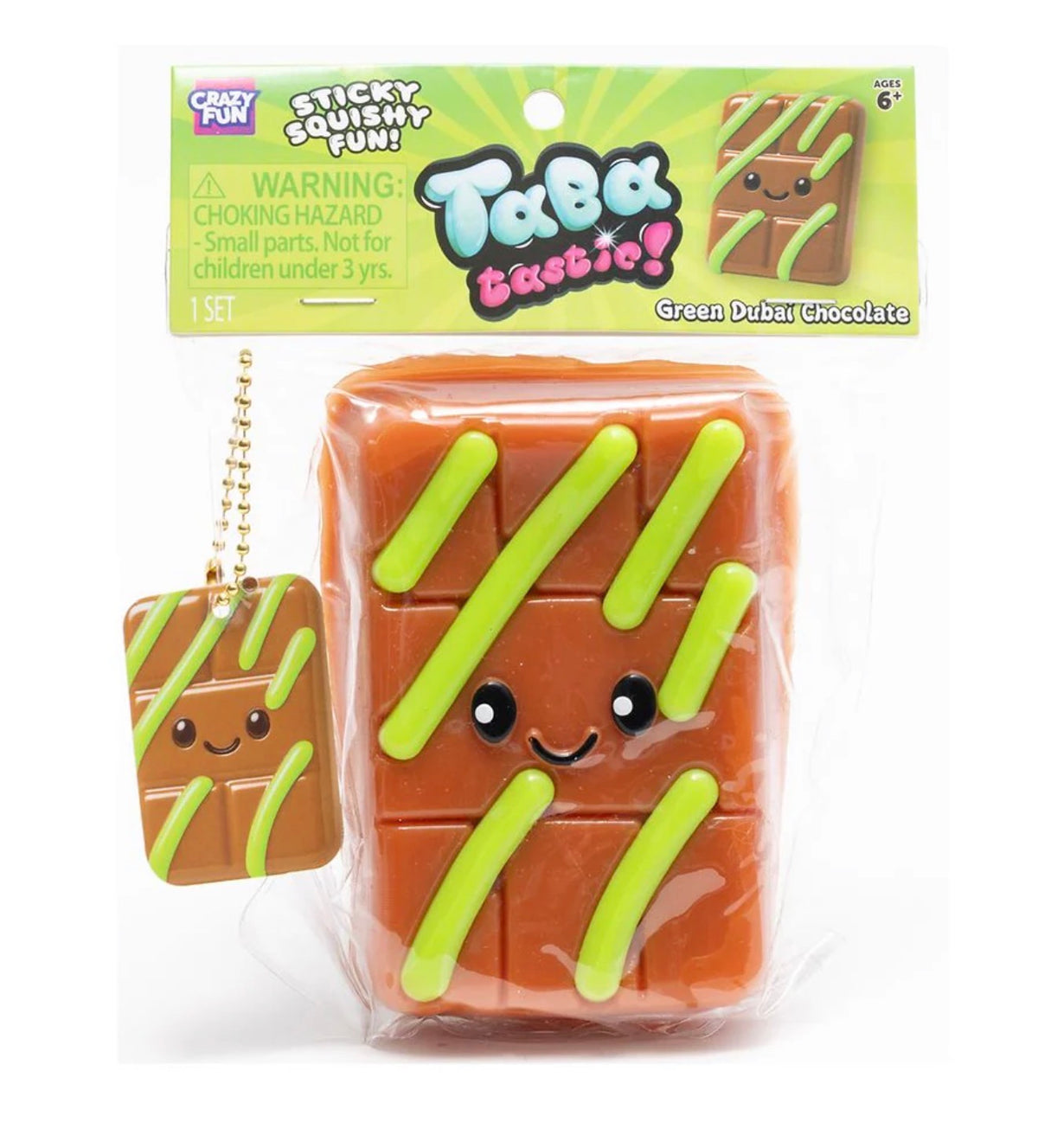 Green Dubai Chocolate To-Go Squishy Set
