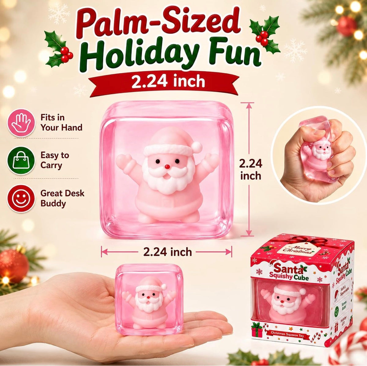 Glow-in-the-Dark Squishy Cube Mystery Toy