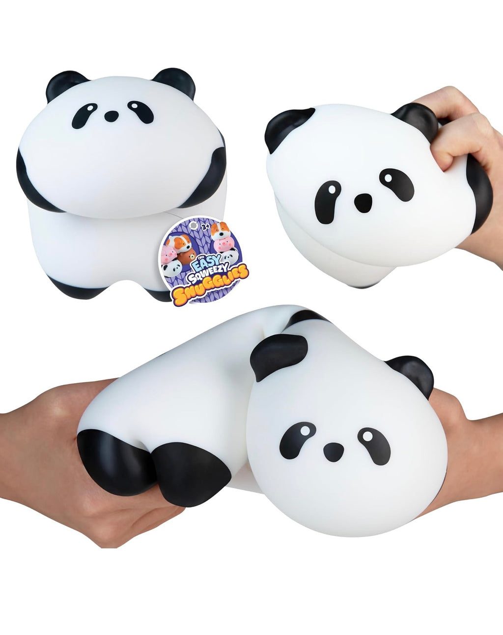 ORB Easy Squeezy Snugglies Jumbo Animal Squishy – Sold Individually