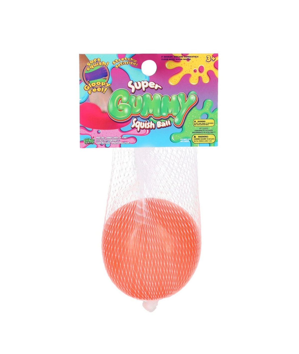 Neon Super Gummy Squish Ball – Random Color