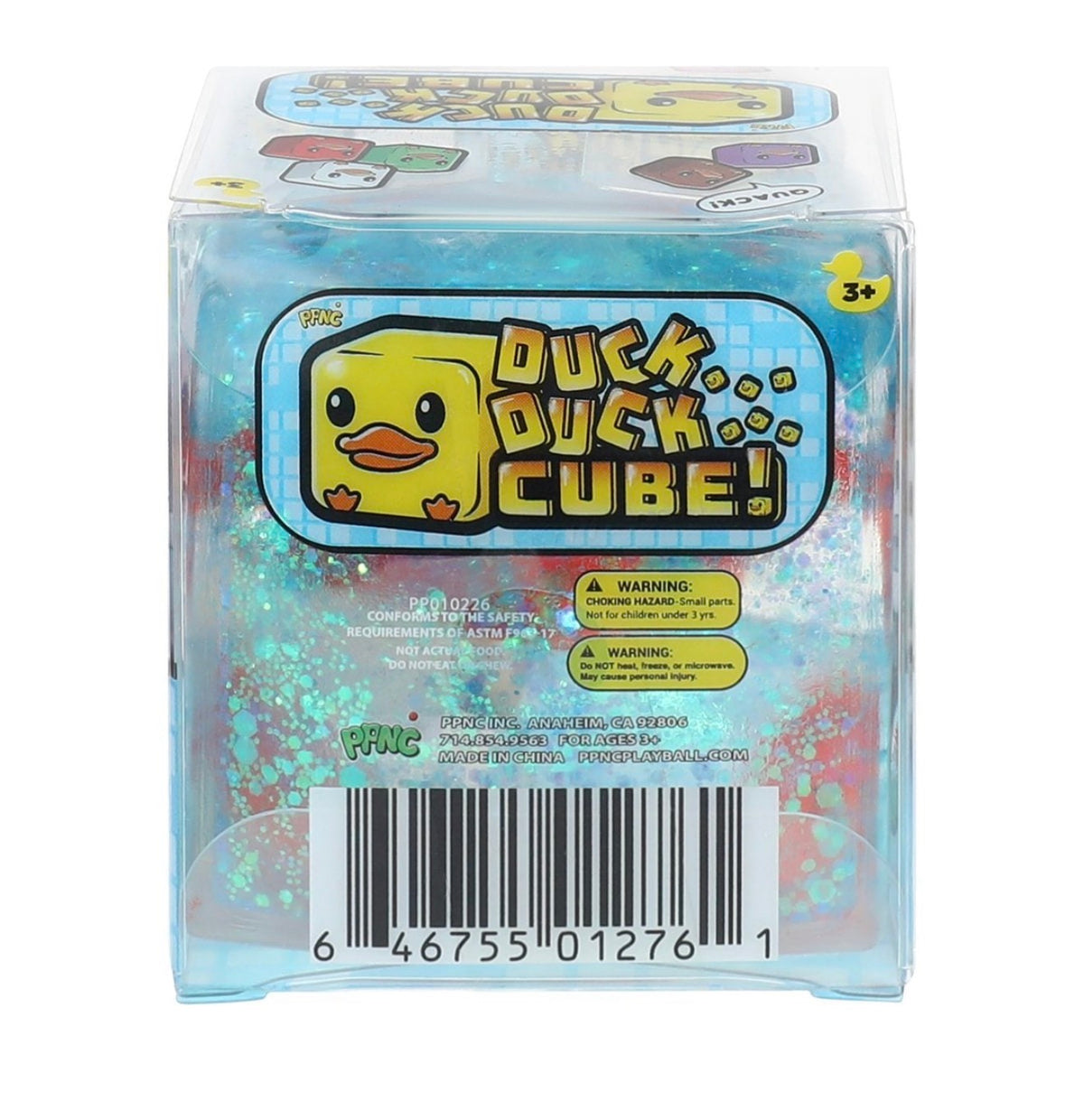 Glitter Squishy Duck Cube – Assorted Styles