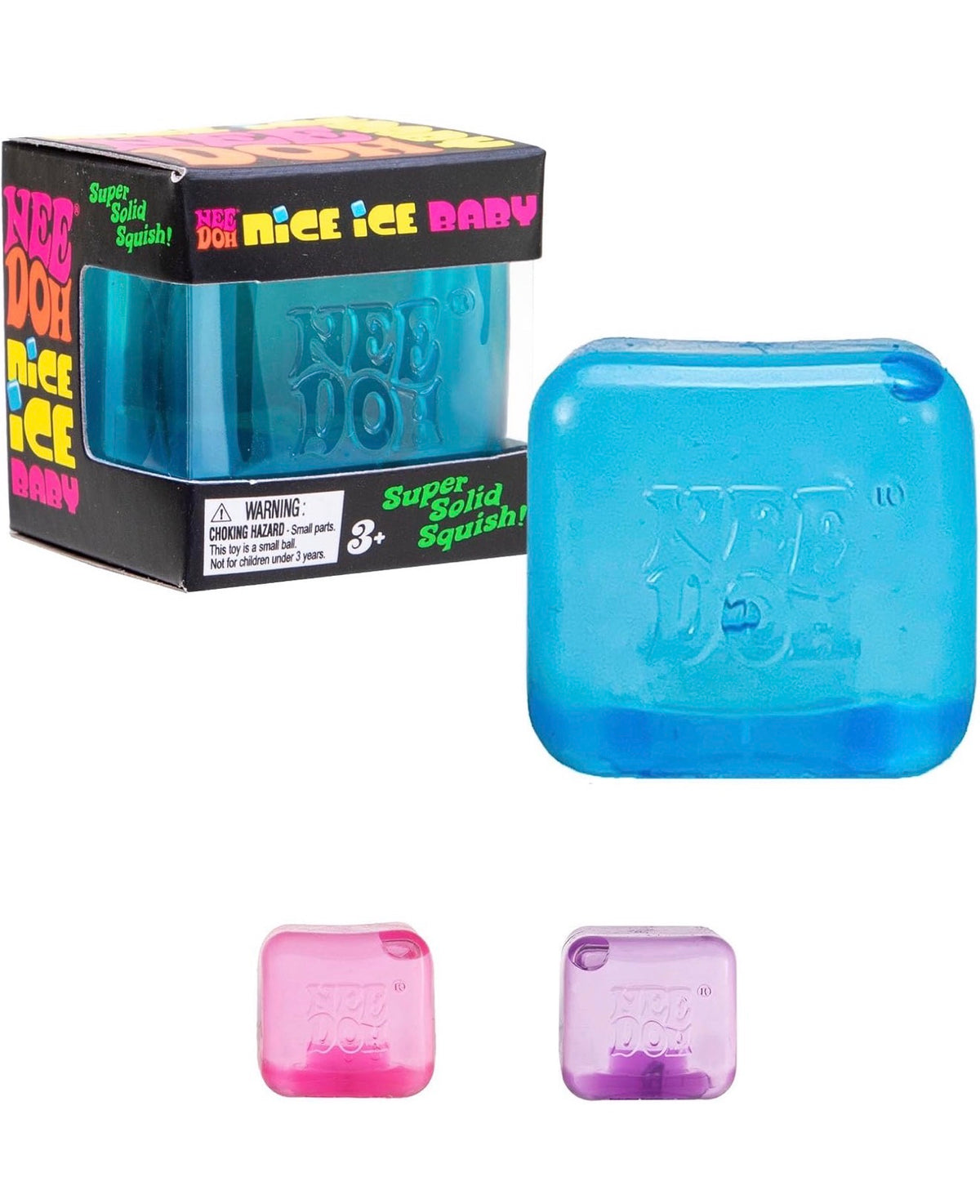 NeeDoh Nice Ice Baby – Mini Super Solid Squishy by Schylling