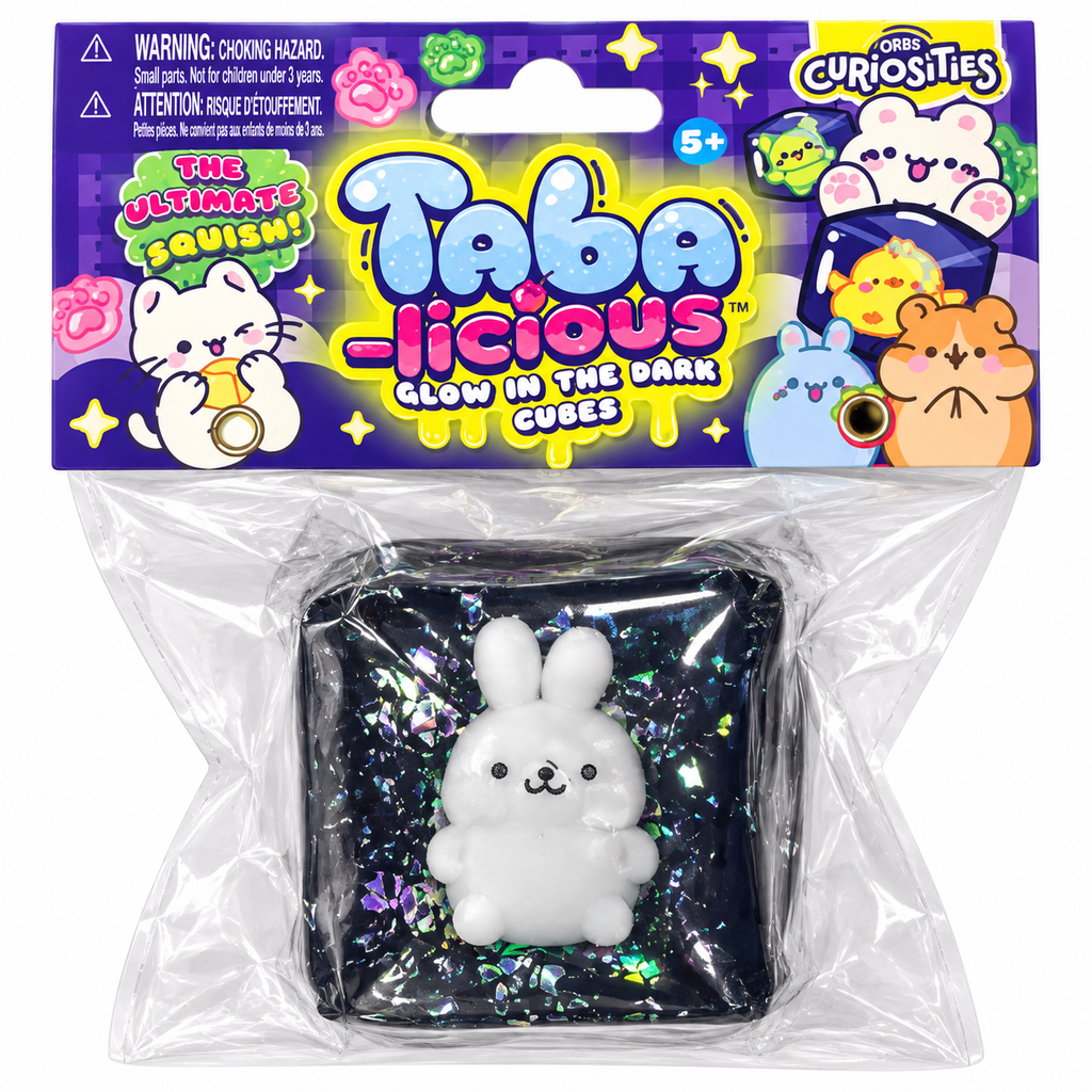 Taba-licious Glow-in-the-Dark Squishy Cube | Choose Your Character