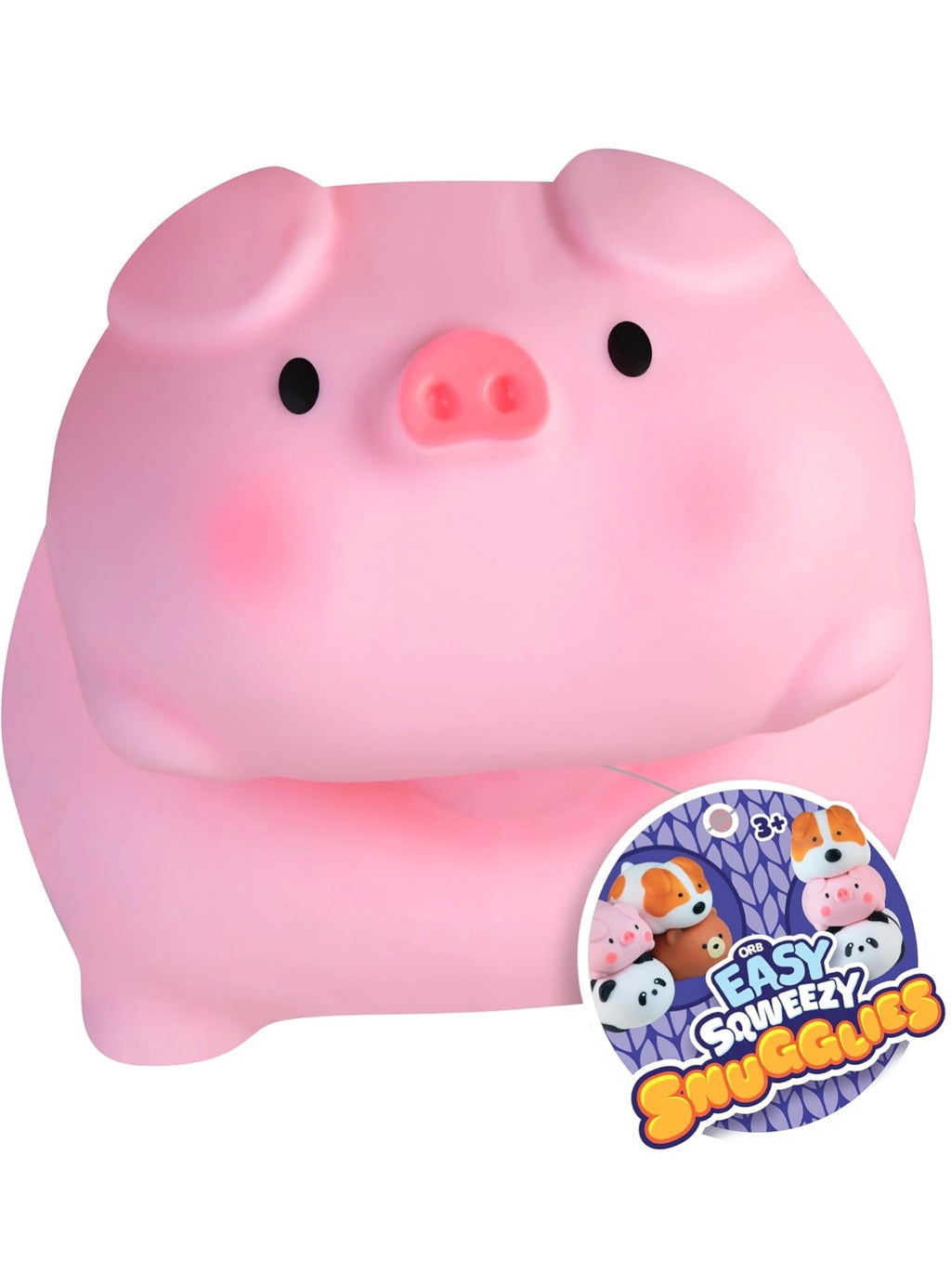 ORB Easy Squeezy Snugglies Jumbo Animal Squishy – Sold Individually