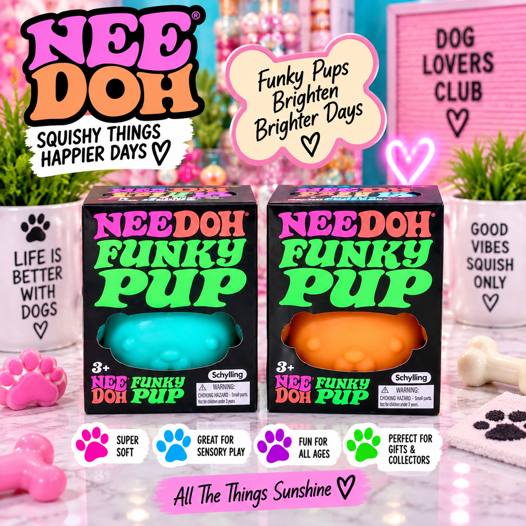 NeeDoh Funky Pup – Squishy Puppy Sensory Fidget Toy