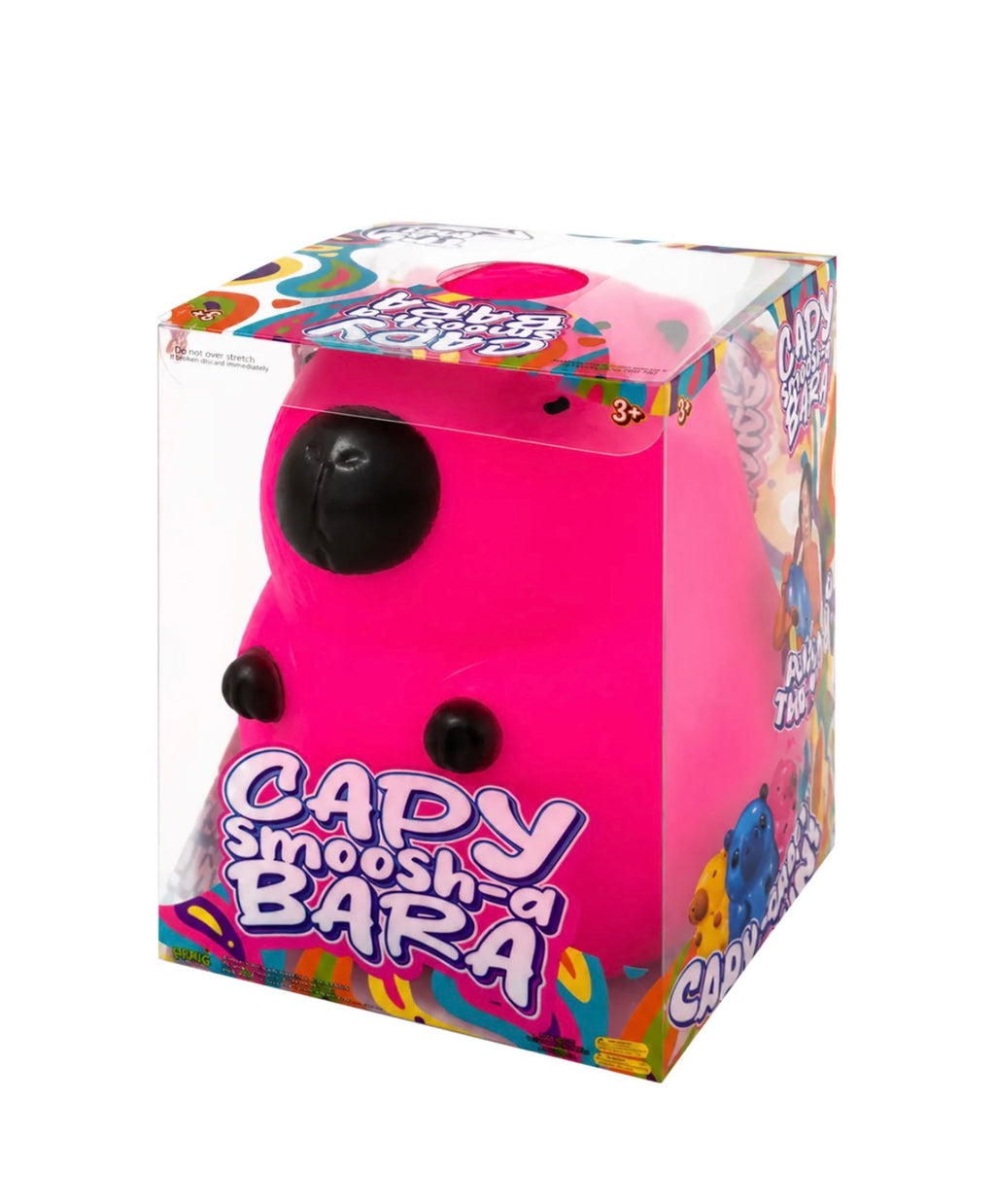 Capy Smoosh-a-Bara Squishy – Pink or Blue