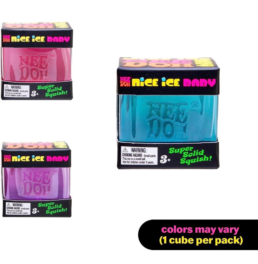 NeeDoh Nice Ice Baby – Mini Super Solid Squishy by Schylling