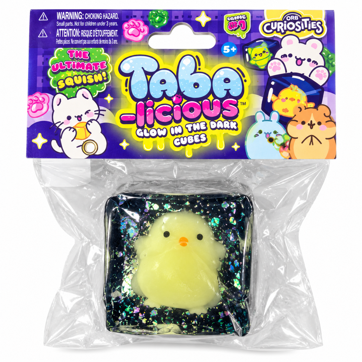 Taba-licious Glow-in-the-Dark Squishy Cube | Choose Your Character