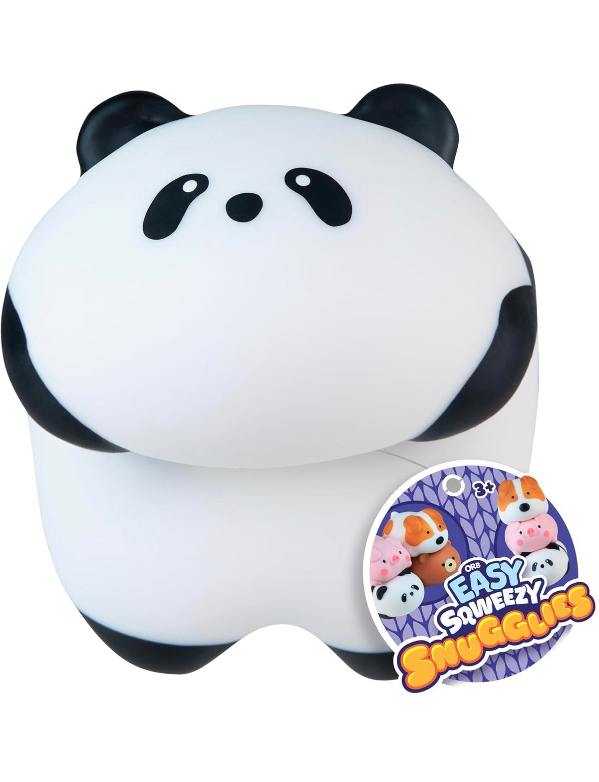 ORB Easy Squeezy Snugglies Jumbo Animal Squishy – Sold Individually