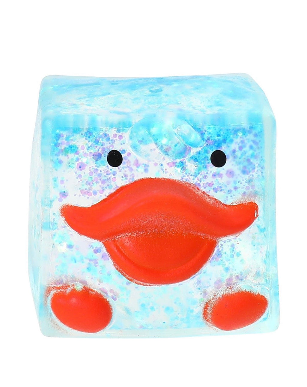 Glitter Squishy Duck Cube – Assorted Styles