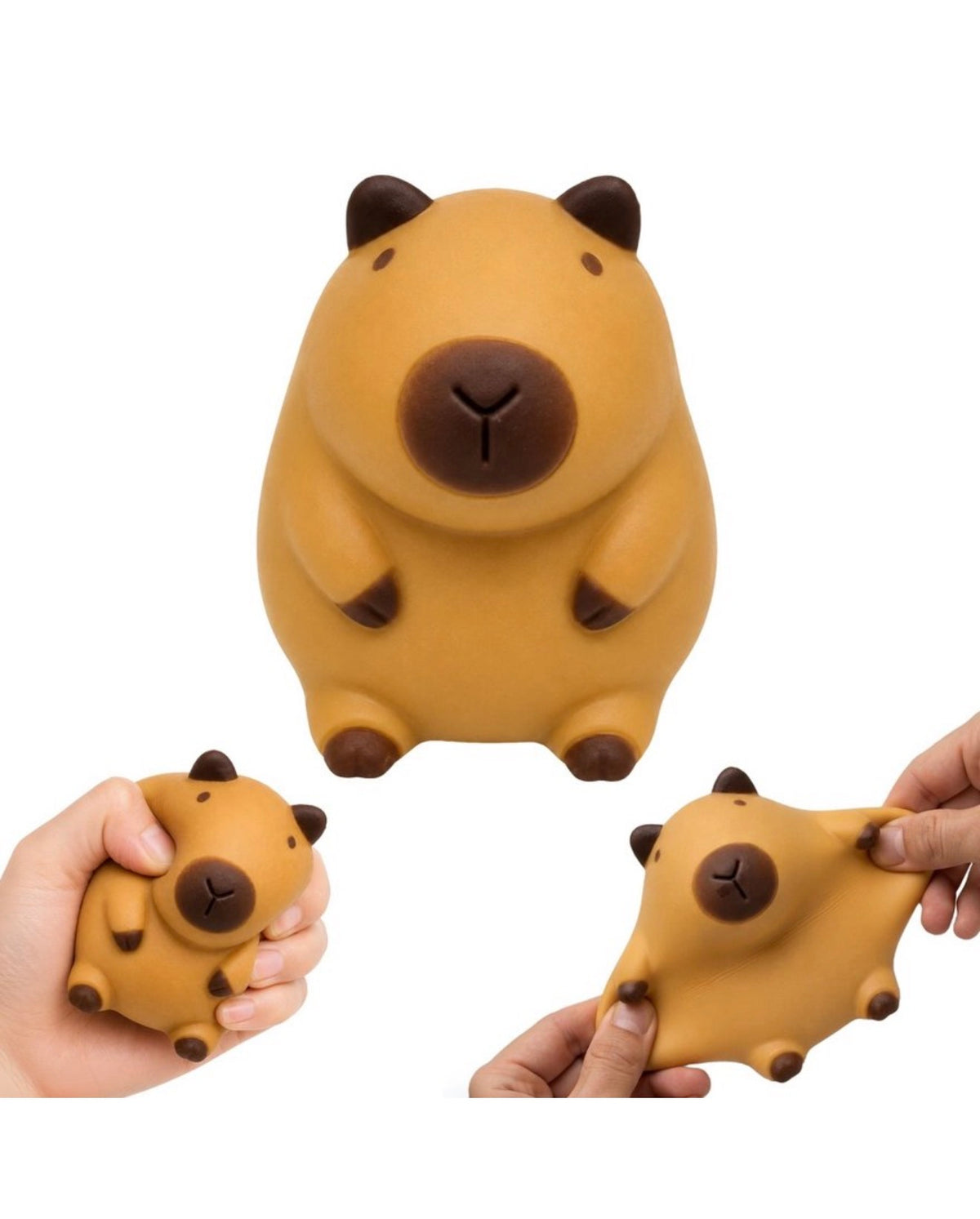 Puka Creations Capybara Squishy Stress Reliever – 3 Inch