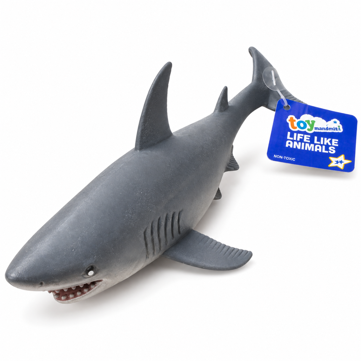 Toysmith Life Like Animals Realistic Great White Shark Toy