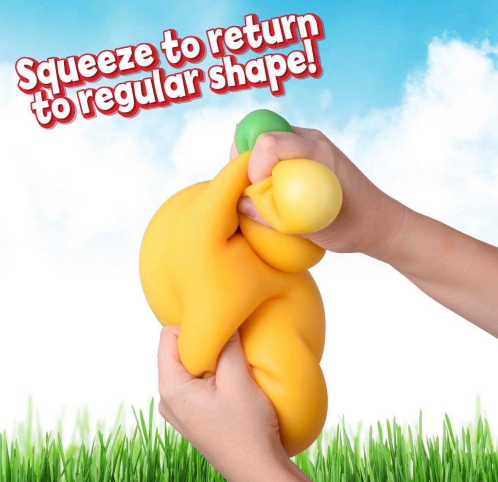 Laffy Snacks Jumbo Squishy Banana Stress Toy