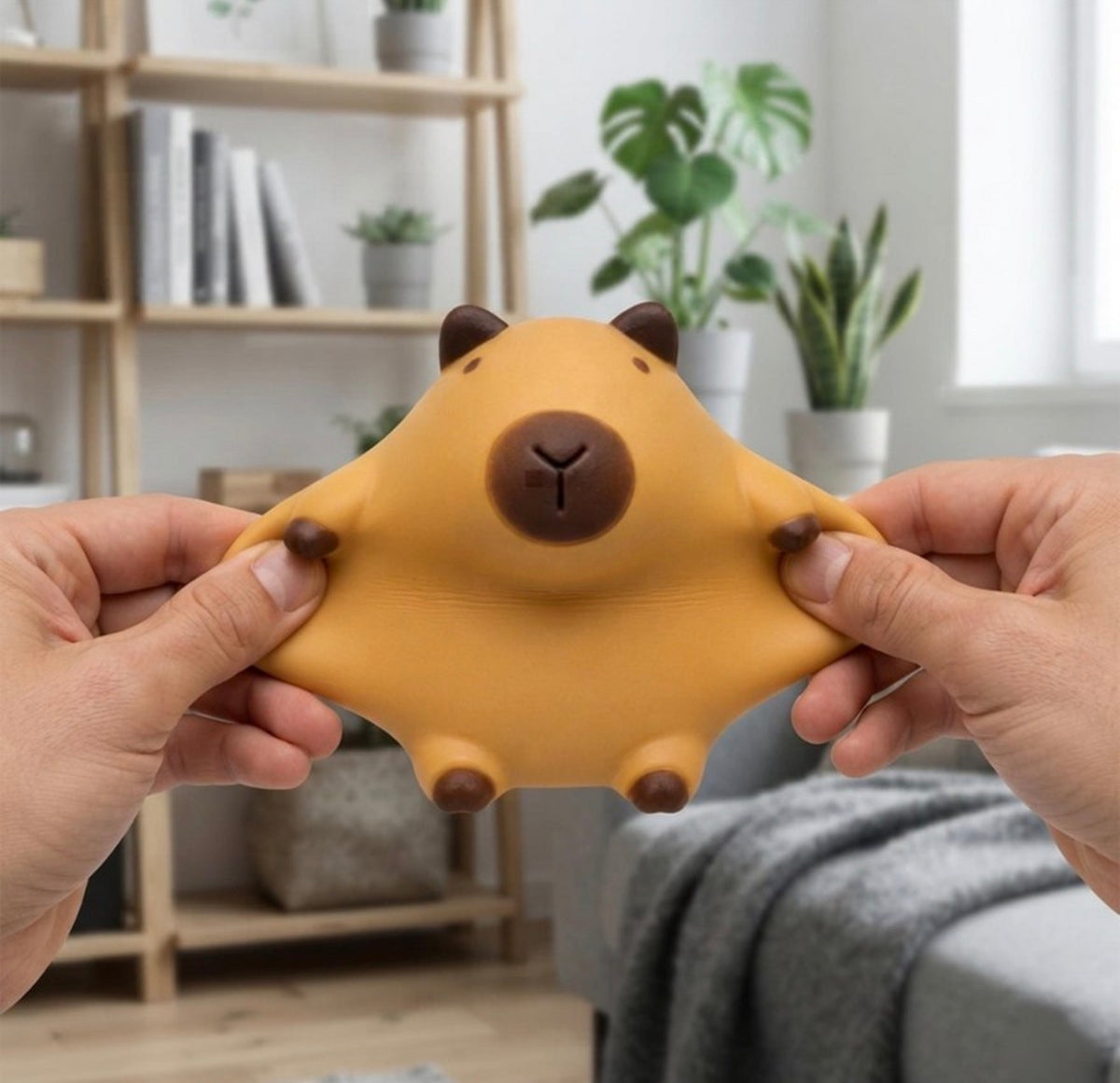 Puka Creations Capybara Squishy Stress Reliever – 3 Inch