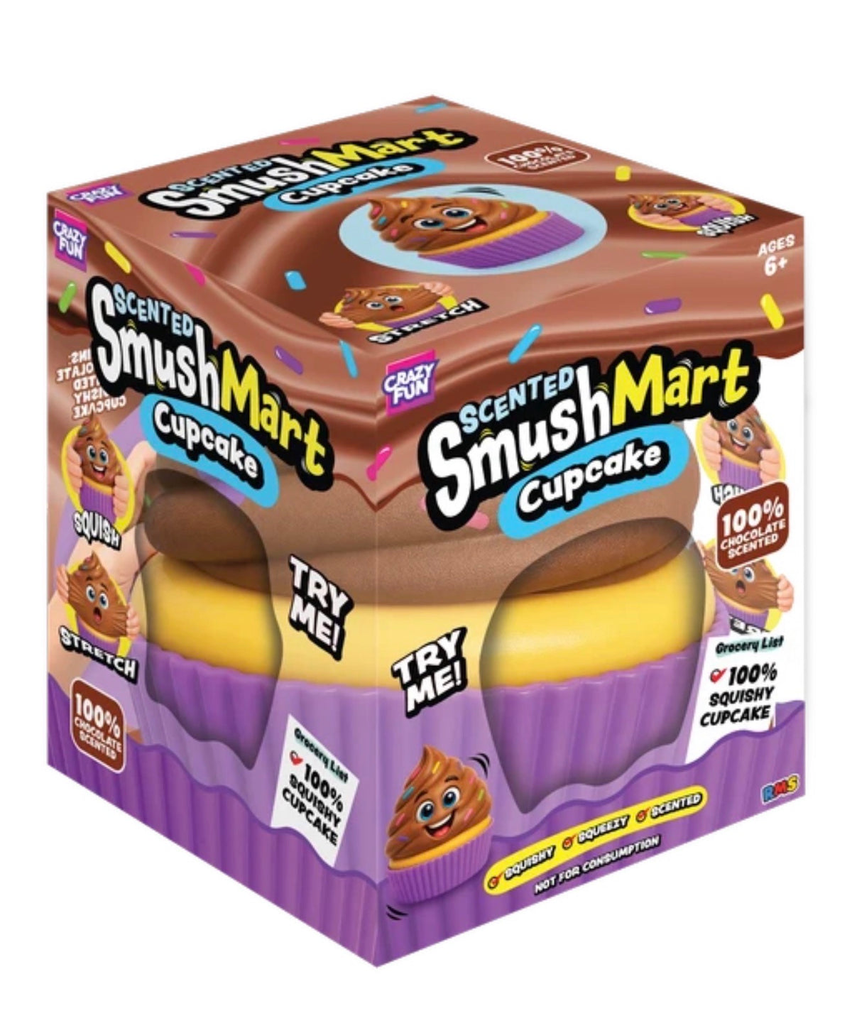 ******* PREORDER******Scented SmushMart Chocolate Cupcake Squishy ETA October