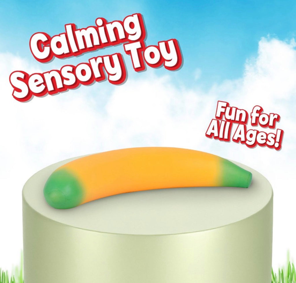 Laffy Snacks Jumbo Squishy Banana Stress Toy