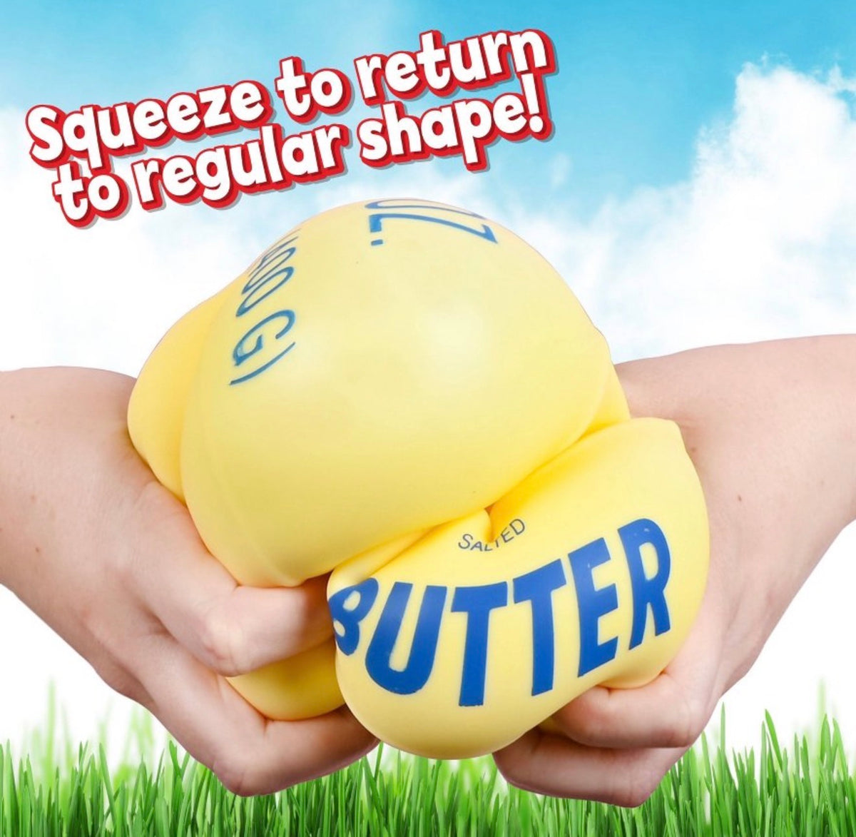 Squeezy Salted Butter Squishy Toy – 14 oz