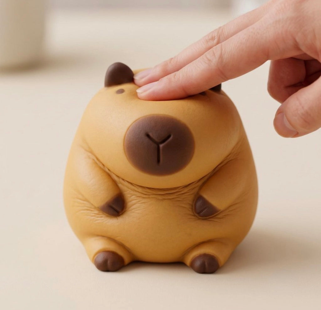 Puka Creations Capybara Squishy Stress Reliever – 3 Inch