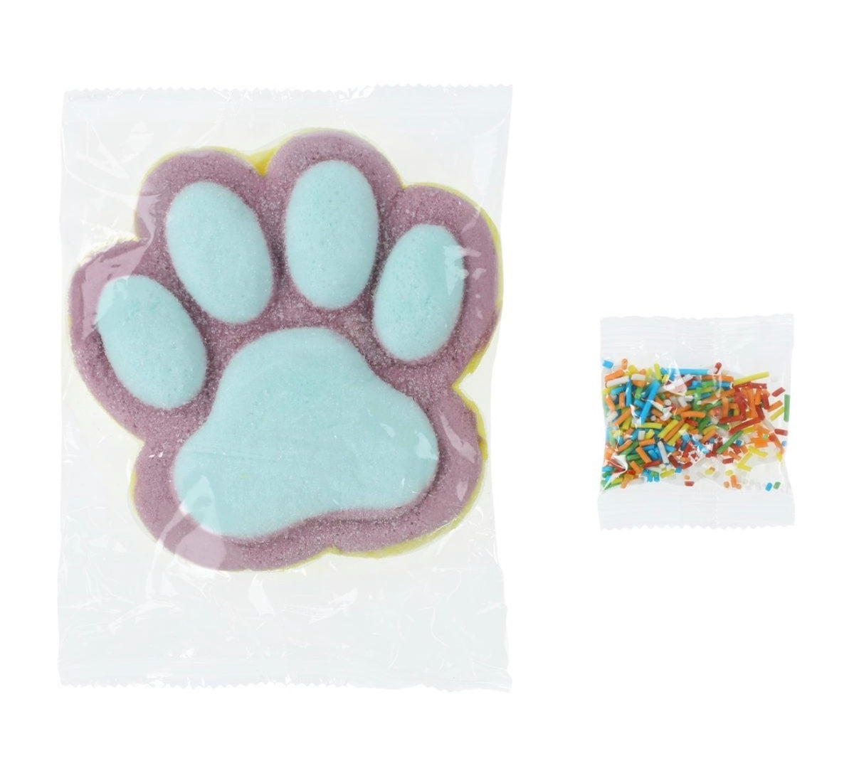Taba Mallow™ Marshmallow Paw Candy – Rainbow Puff, 3.5 oz