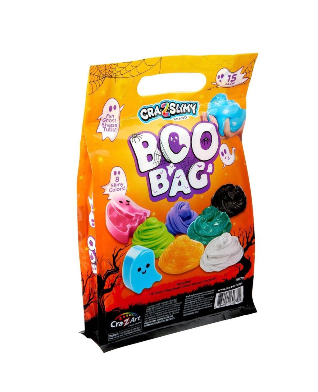 Cra-Z-Slimy Boo Bag Ghost Slime 15-Pack