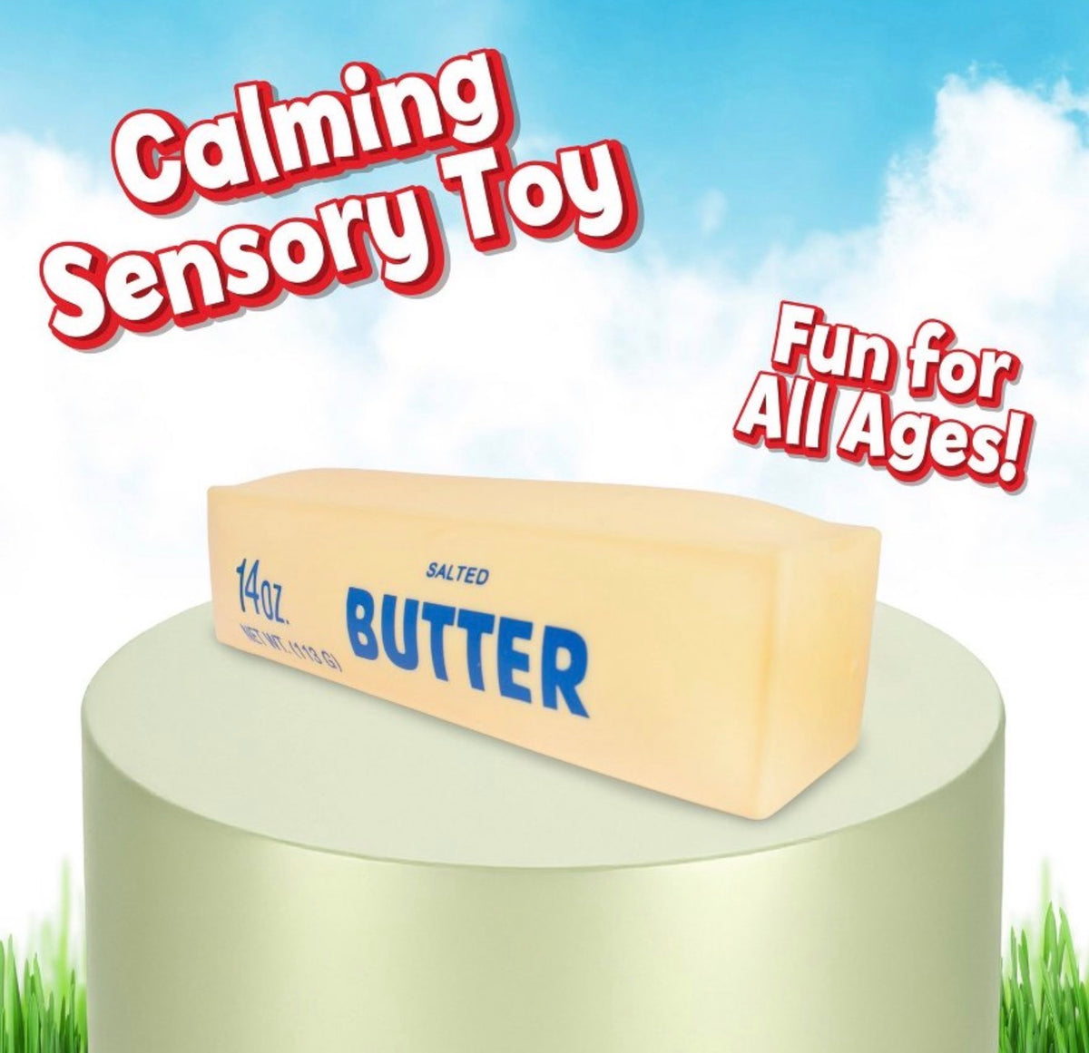 Squeezy Salted Butter Squishy Toy – 14 oz