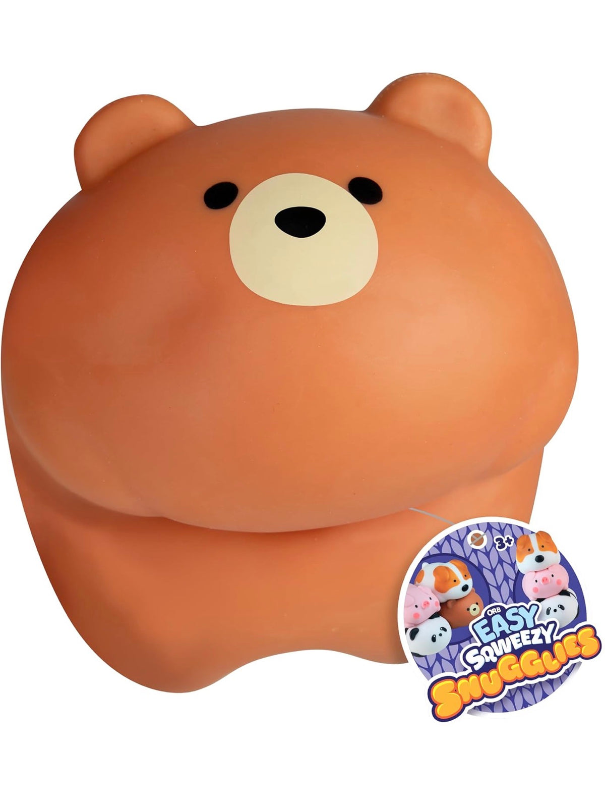 ORB Easy Squeezy Snugglies Jumbo Animal Squishy – Sold Individually