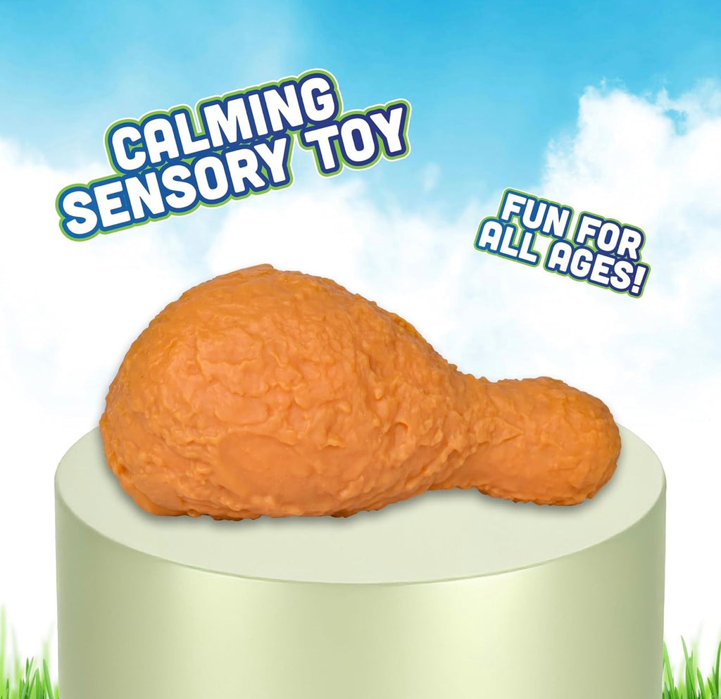 Fried Chicken Squishy – Jumbo Drumstick Stress Toy