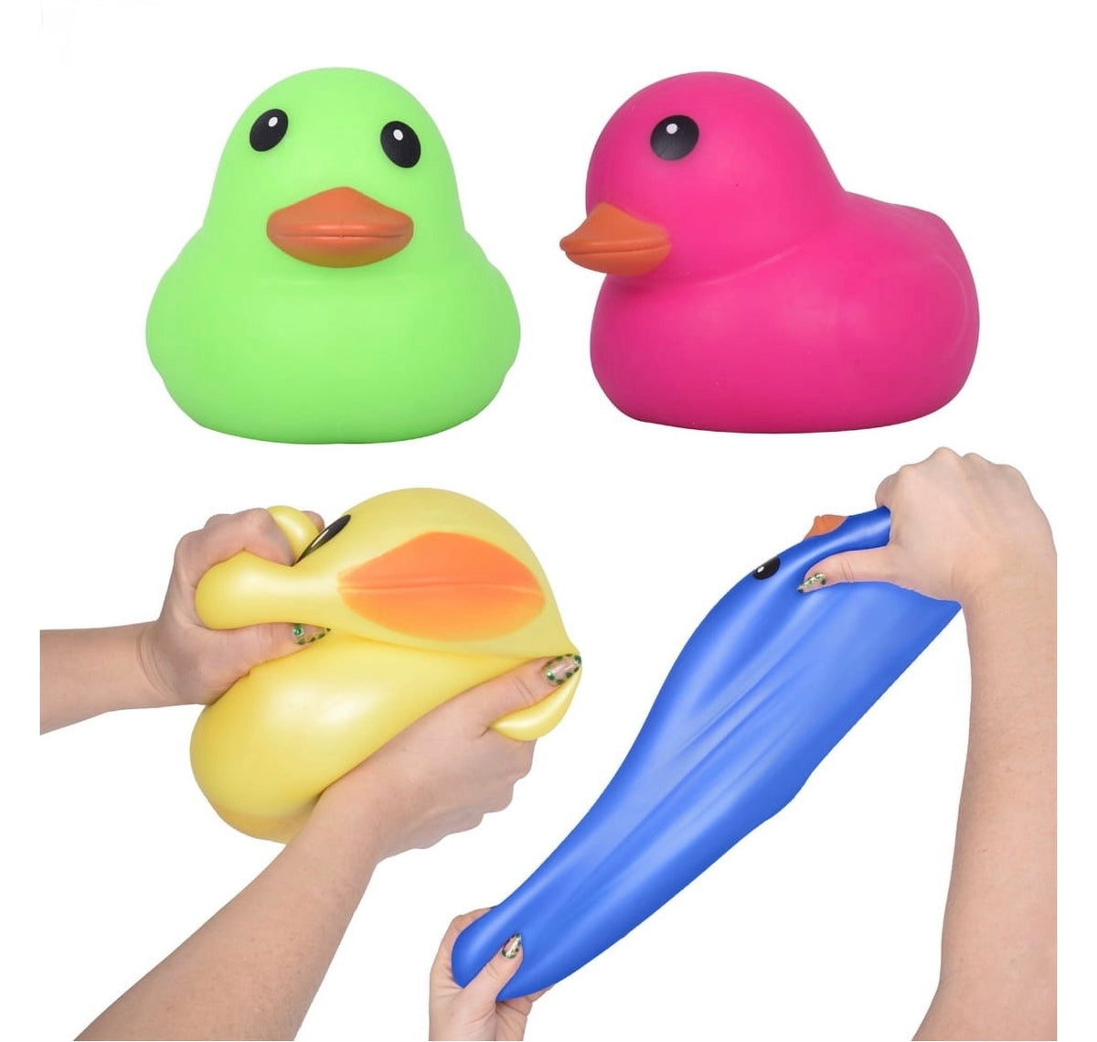 Jumbo Laffy Quacks Stretchy Squishy Duck – Mystery Color
