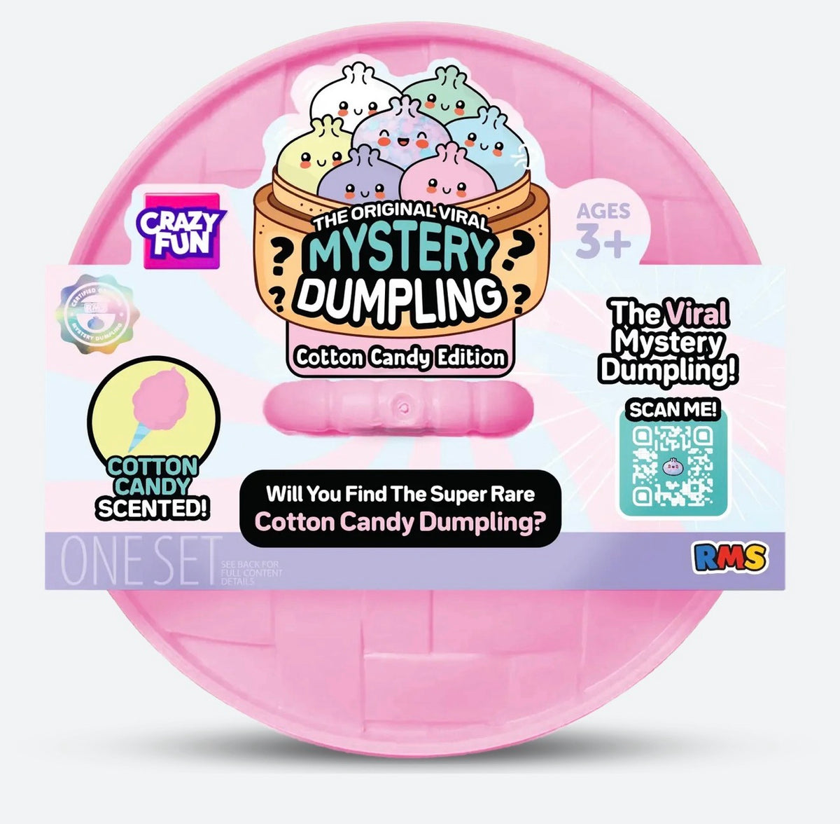 Crazy Fun RMS Mystery Dumpling – Cotton Candy Edition | Viral Squishy Collectible