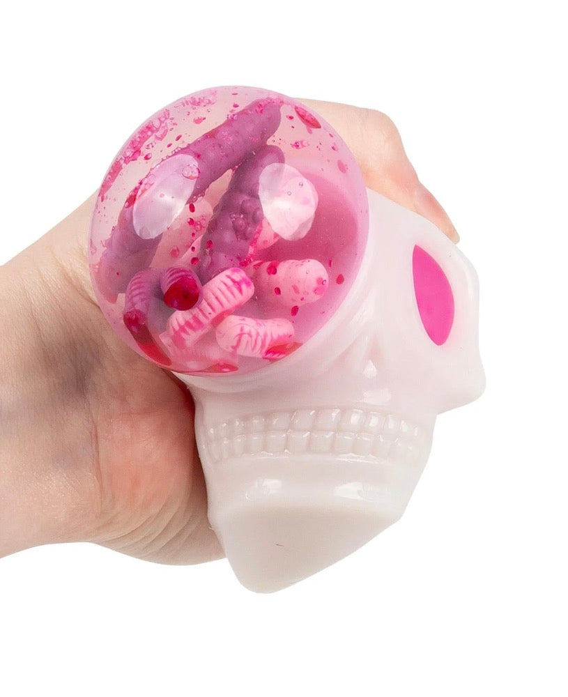 *********PREORDER*************Scrunchems Squeezy Skull of Horrors Mystery Squishy – Glow in the Dark ETA Last week of September
