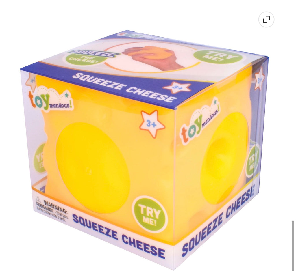 Toymendous Squeeze Cheese Sensory Stress-Relief Toy