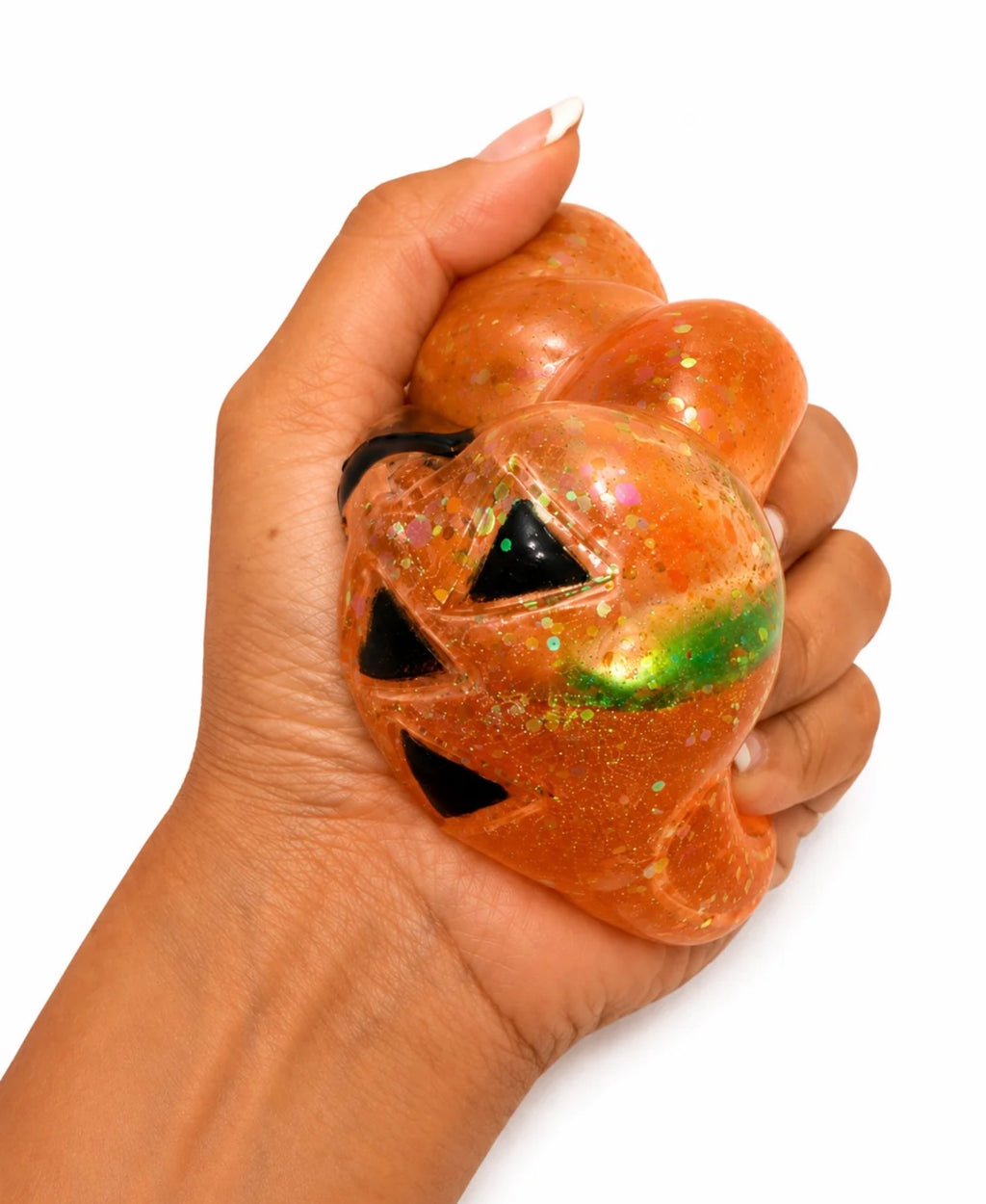 Squish N’ Sparkle Glitter Pumpkin – Halloween Sensory Toy