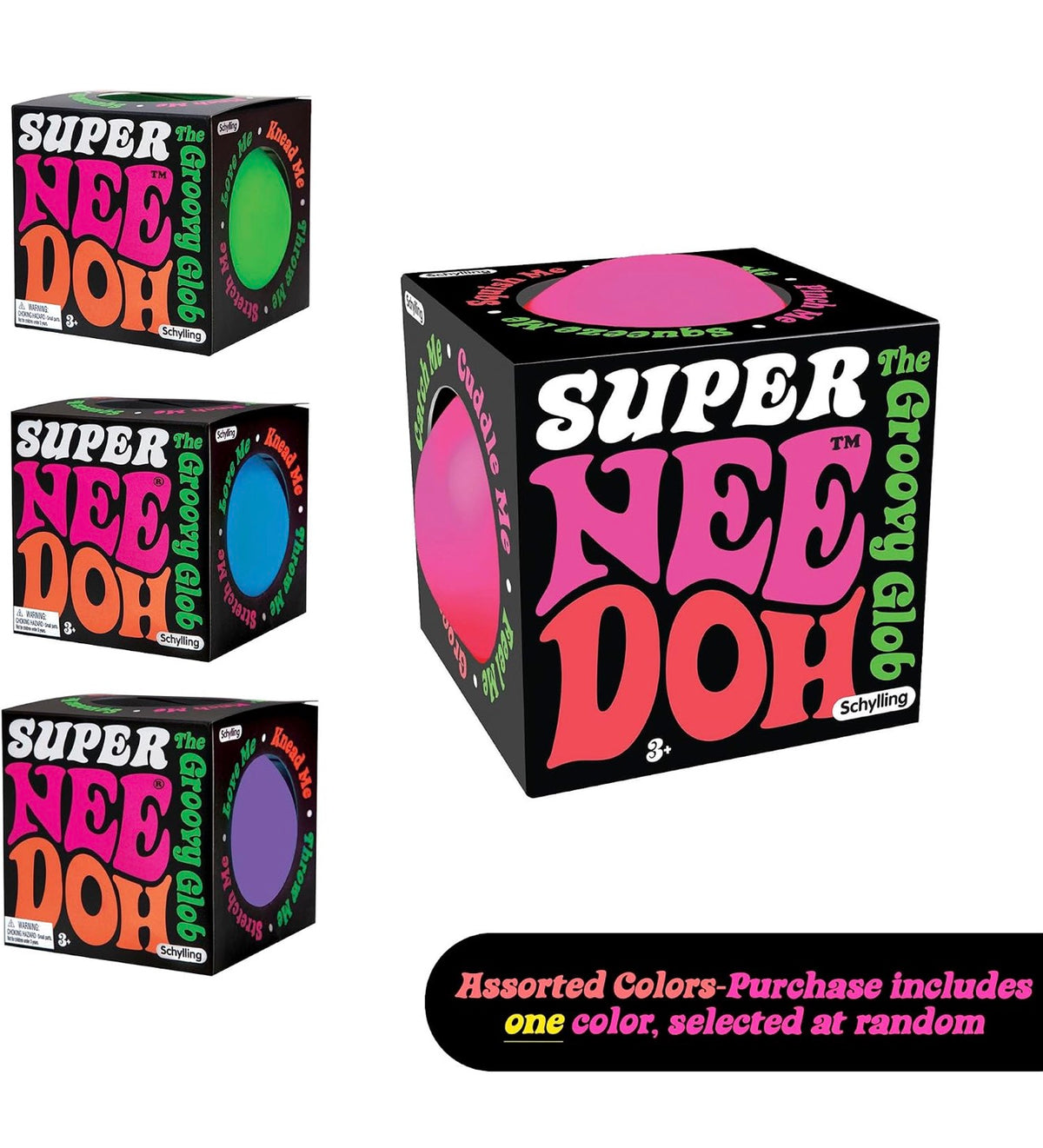 *********PREORDER*********Super NeeDoh – Jumbo 4.5” Squishy Stress Ball ETA October