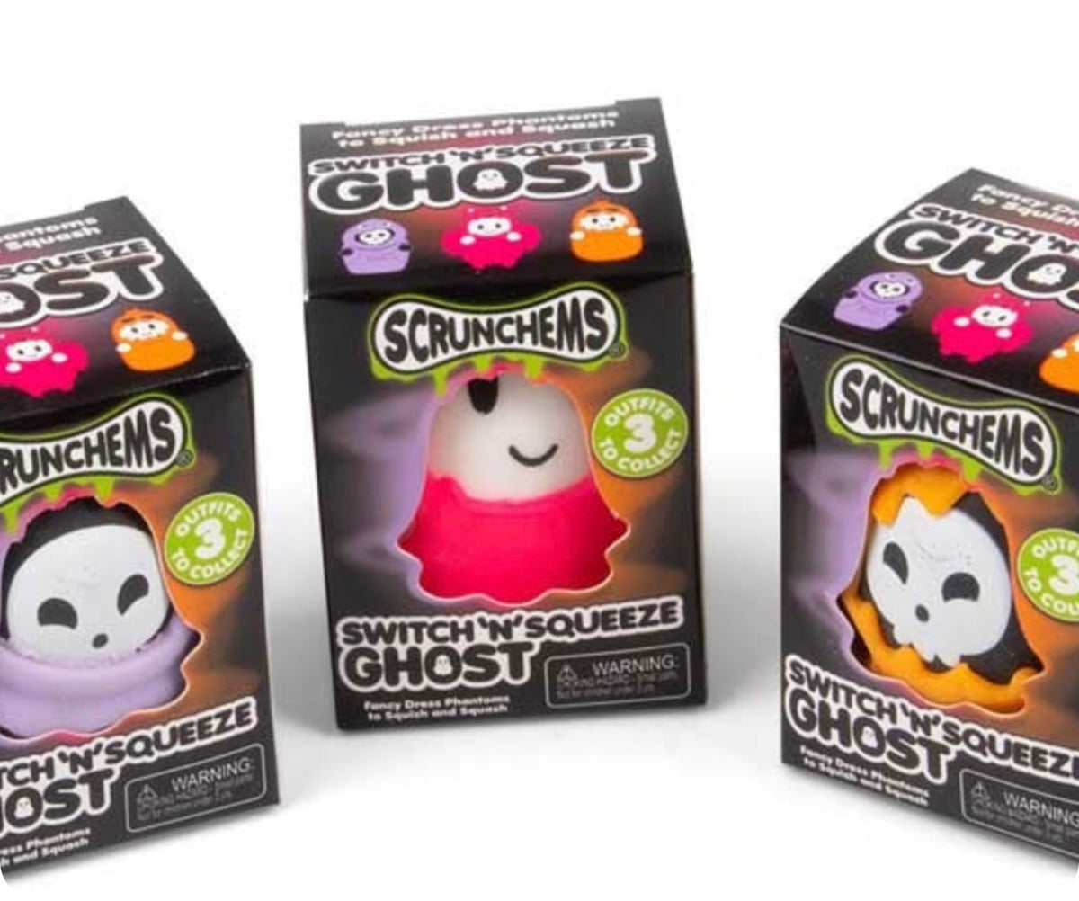 ***Pre-Order***Scrunchems Switch ’N’ Squeeze Ghost Mystery Squishy ETA 1st Week of October