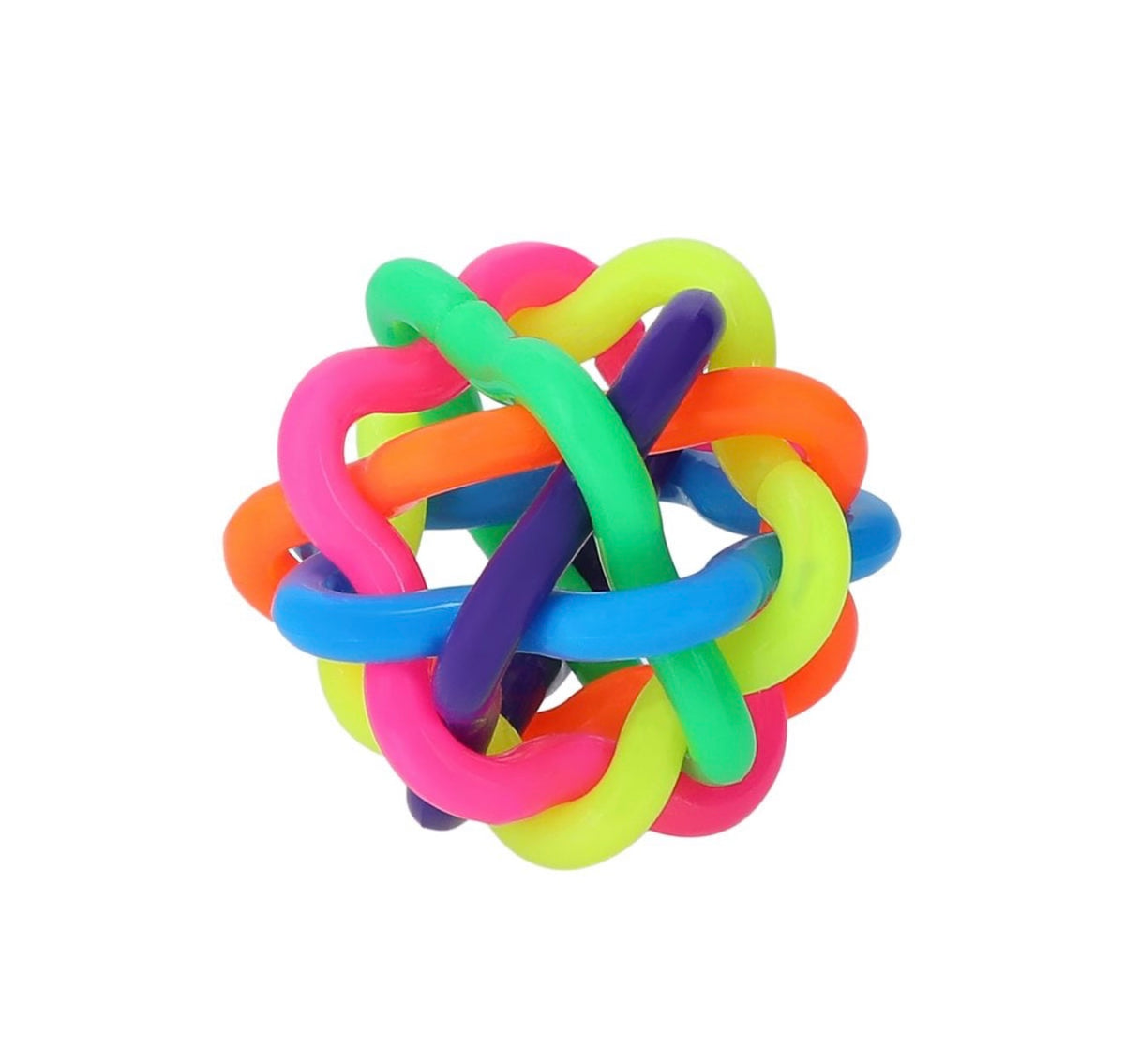 Loopy Knot Ball Fidget Toy – Colorful Sensory Stress Ball