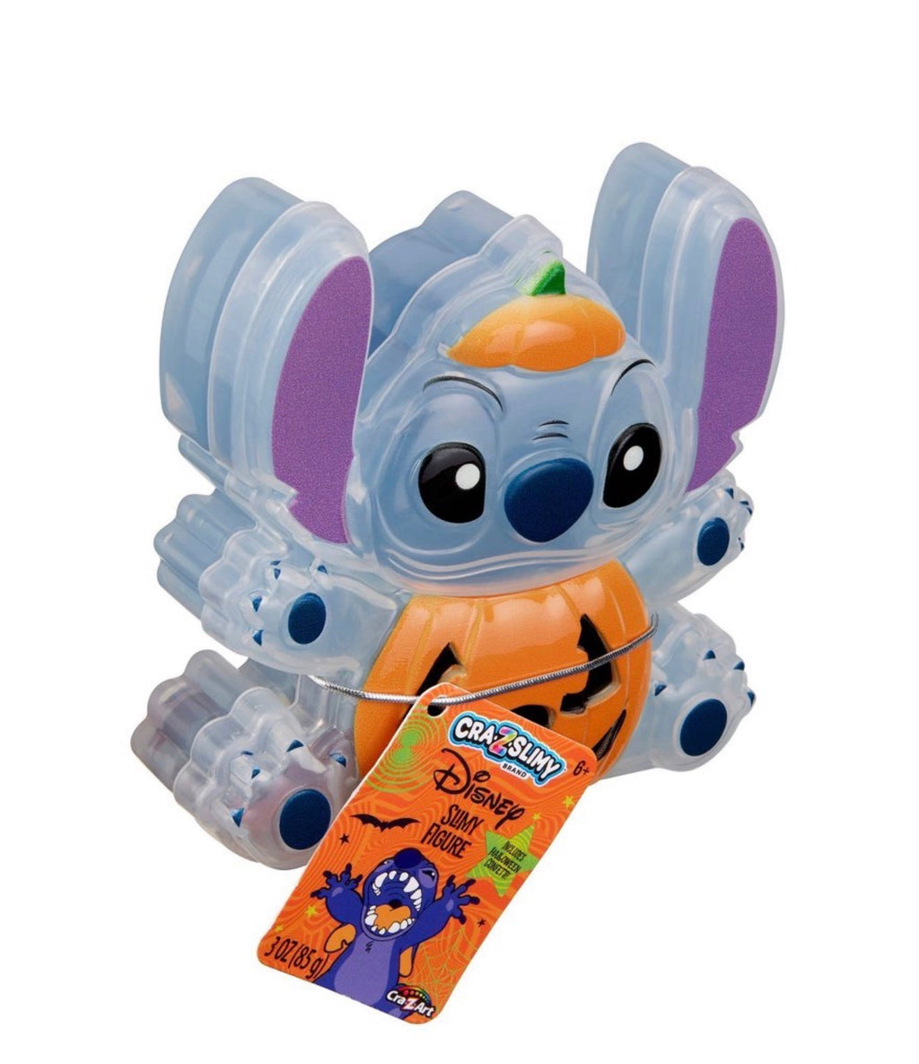 Disney Stitch Halloween Pumpkin Slimy Figure – Cra-Z-Slimy 3 oz Collectible