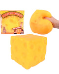 Giggle Zone Squeeze Cheese Sensory Squishy Toy