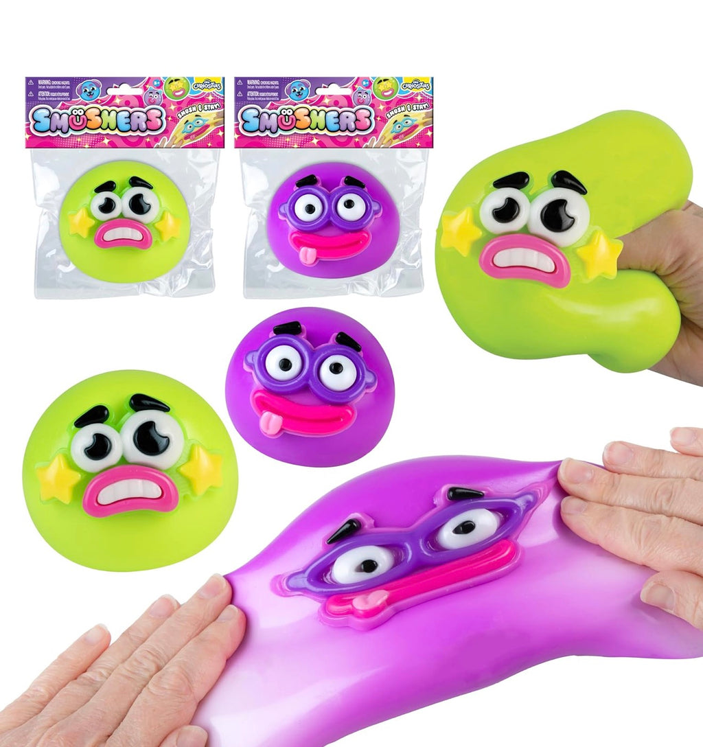 ORB Curiosities Smushers Slow-Rise Squishy Face – Choose Your Style