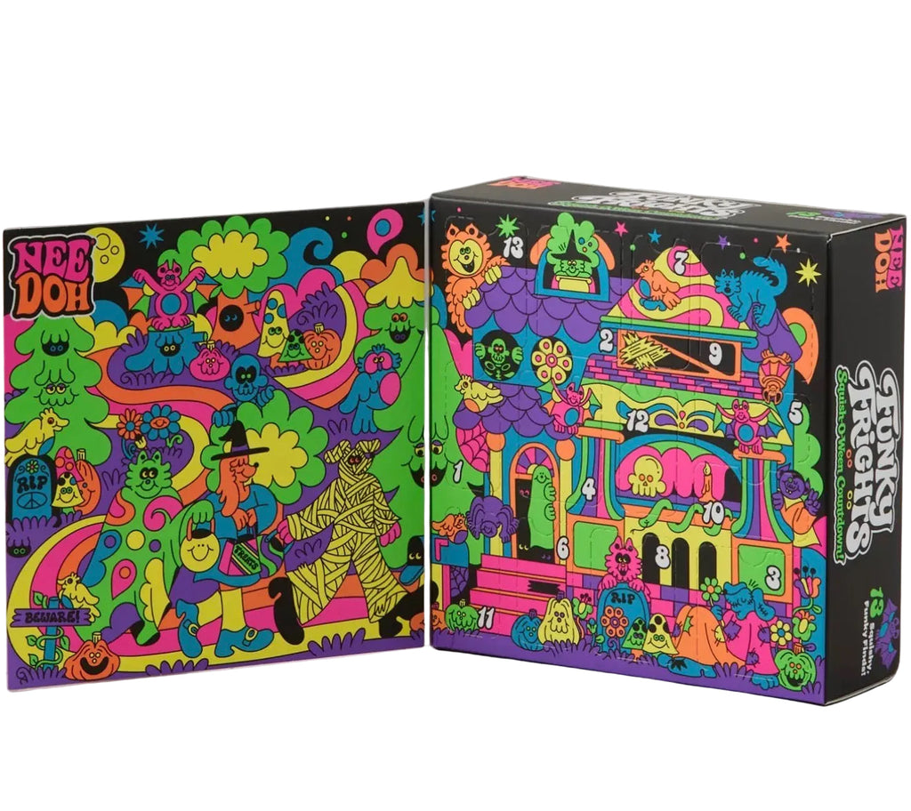 NeeDoh Funky Frights Squish-O-Ween Countdown – 13 Squishy Surprises