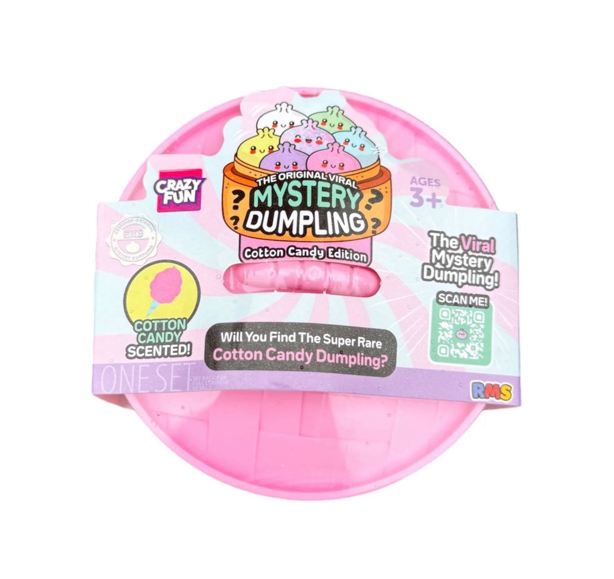 Crazy Fun RMS Mystery Dumpling – Cotton Candy Edition | Viral Squishy Collectible