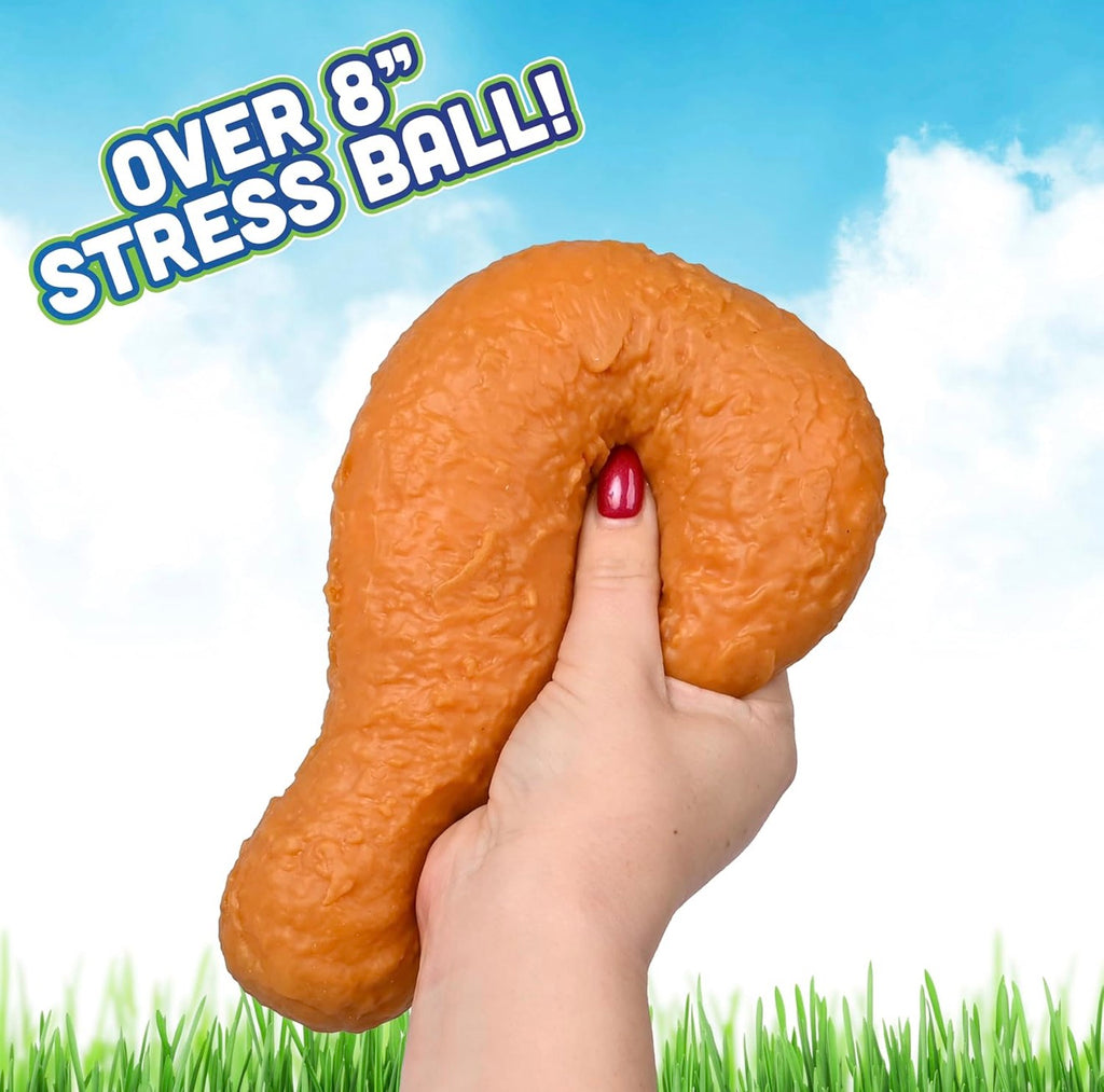 Fried Chicken Squishy – Jumbo Drumstick Stress Toy