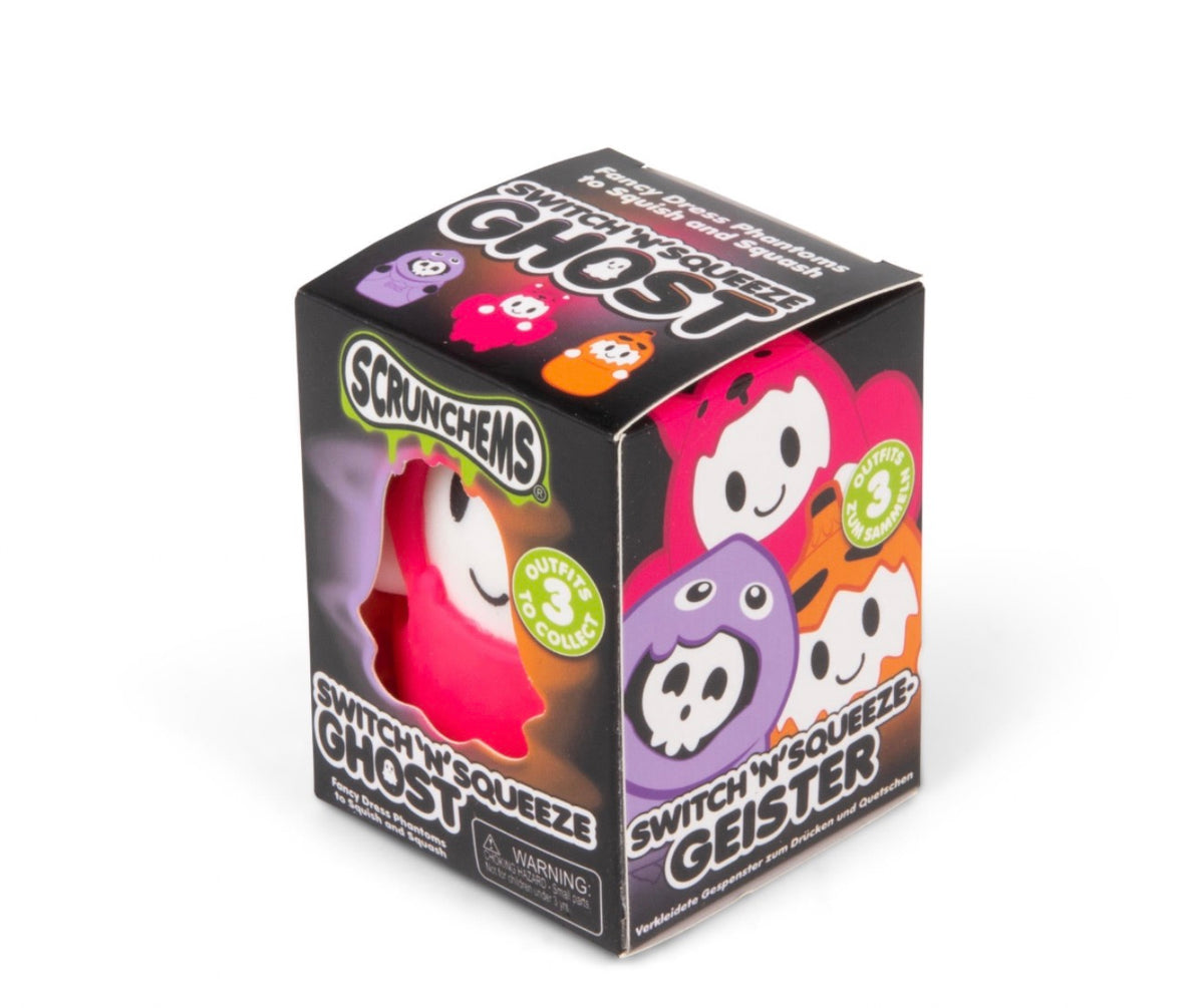 ***Pre-Order***Scrunchems Switch ’N’ Squeeze Ghost Mystery Squishy ETA 1st Week of October