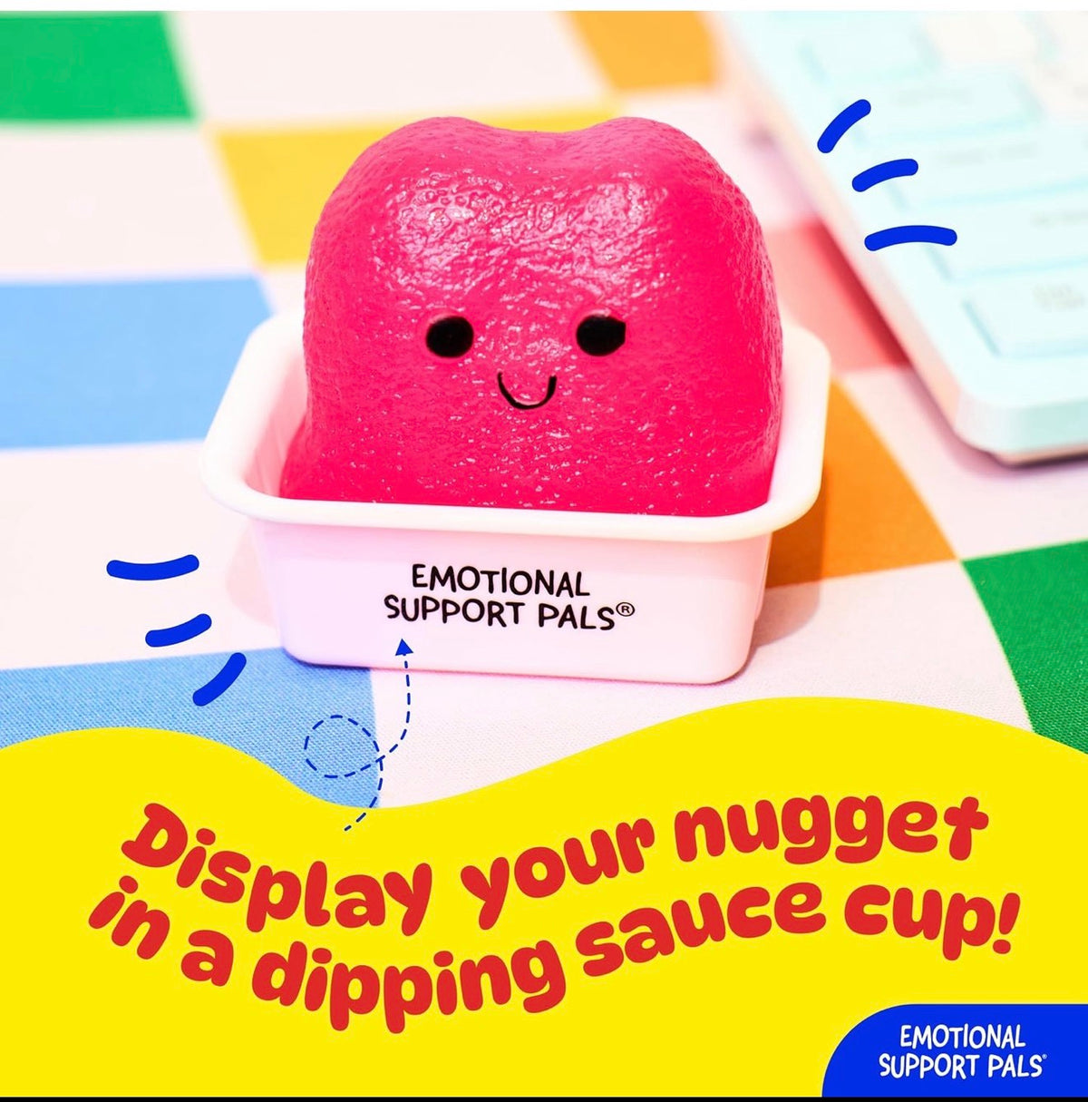 Emotional Support Pals Squishy Nugget – Cute Sensory Fidget Toy