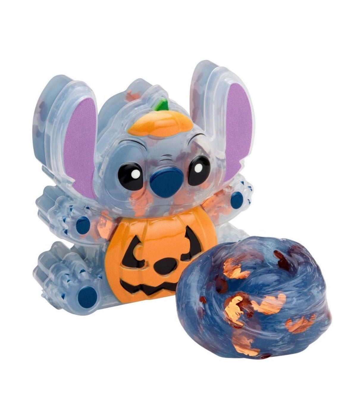 Disney Stitch Halloween Pumpkin Slimy Figure – Cra-Z-Slimy 3 oz Collectible