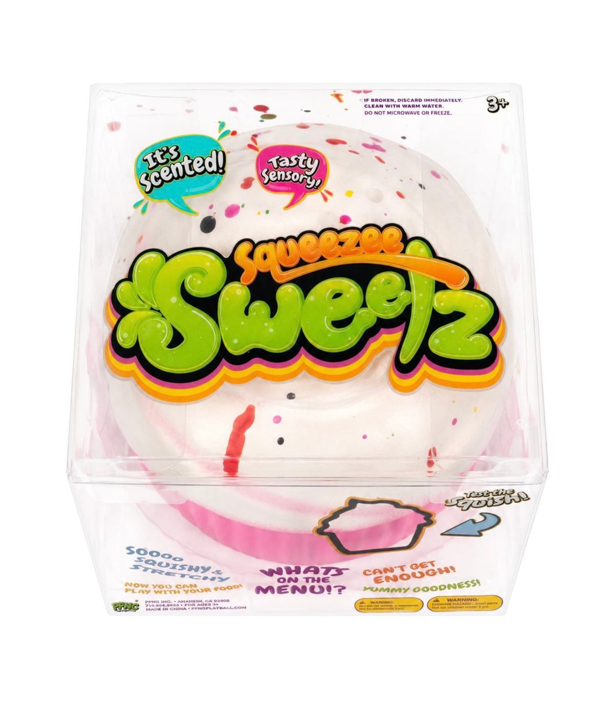 Squeezee Sweetz Jumbo Cupcake Squishy – Assorted Colors