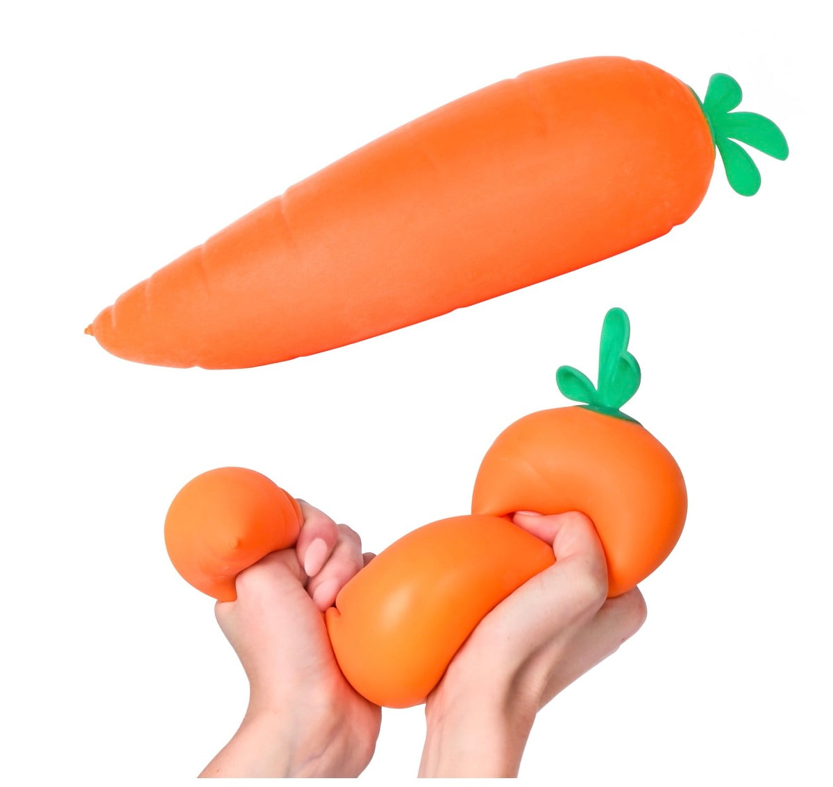 Jumbo Squishy Carrot – 12.5-Inch Giant Sensory Stress Toy