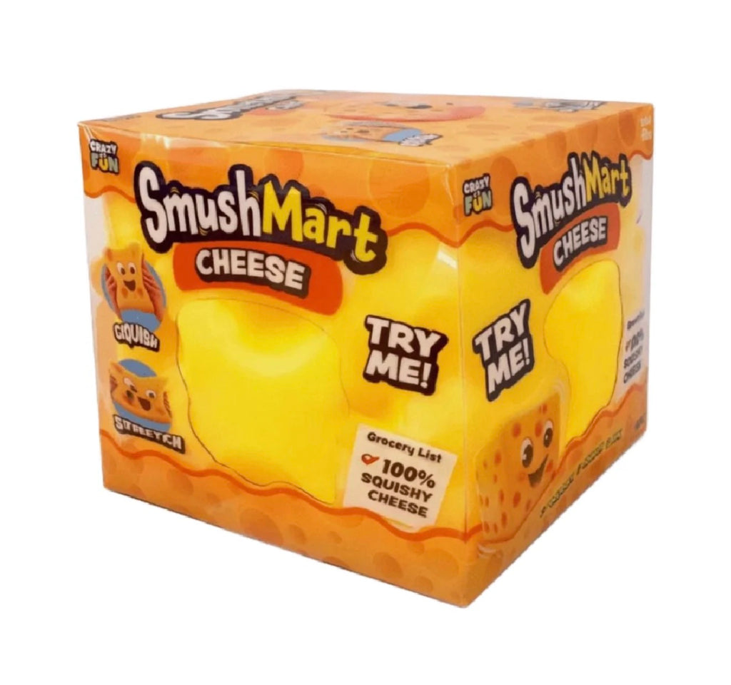 Crazy Fun SmushMart Cheese Squish Toy