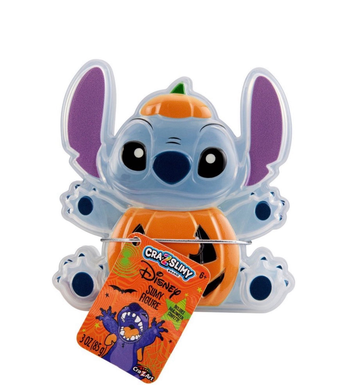 Disney Stitch Halloween Pumpkin Slimy Figure – Cra-Z-Slimy 3 oz Collectible