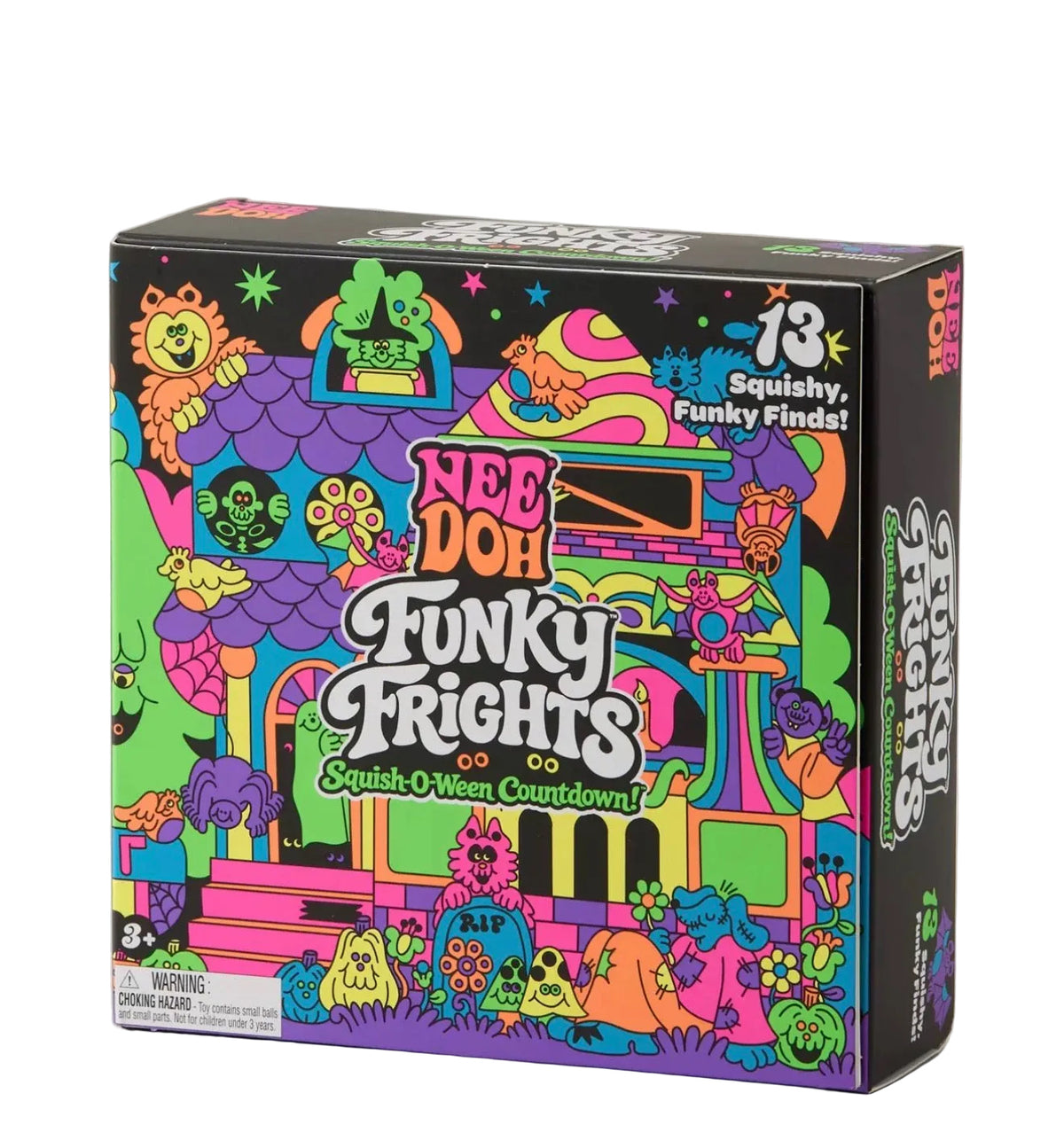 NeeDoh Funky Frights Squish-O-Ween Countdown – 13 Squishy Surprises